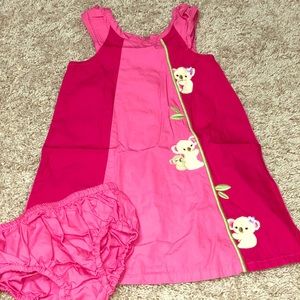 Gymboree dress with diaper/underwear cover